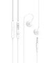 METAL IN-EAR EARPHONE WITH REMOTE AND MIC (WHITE)